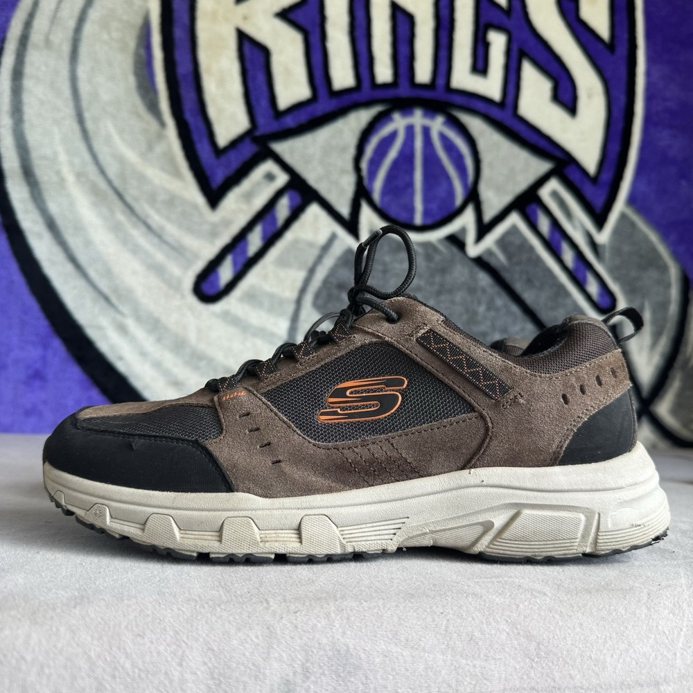 Size 12 - Skechers Men's Oak Canyon - Chocolate/Black  Extra Wide 51893EWW